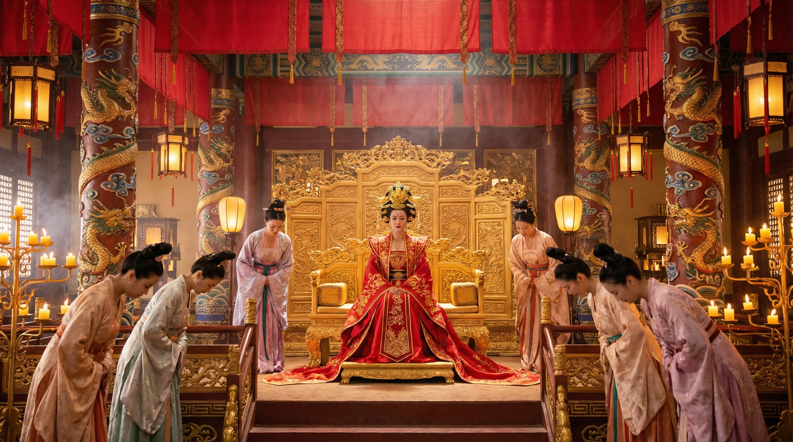 麻豆视频国产视频栏目古装宫廷大戏拍摄现场